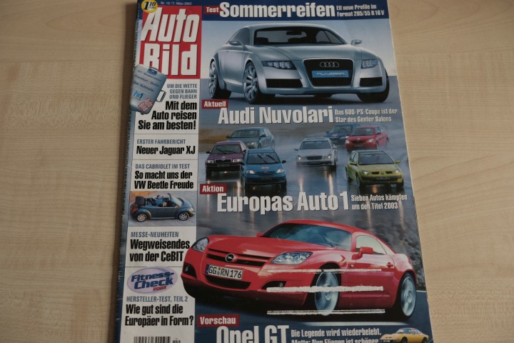 Deckblatt Auto Bild (10/2003)